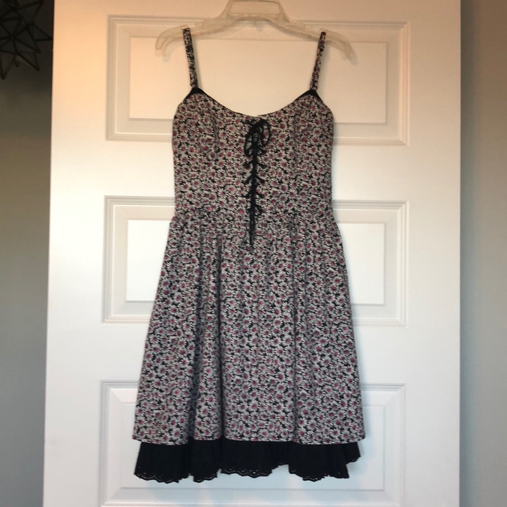 Betsey Johnson Floral Bustier Style Dress